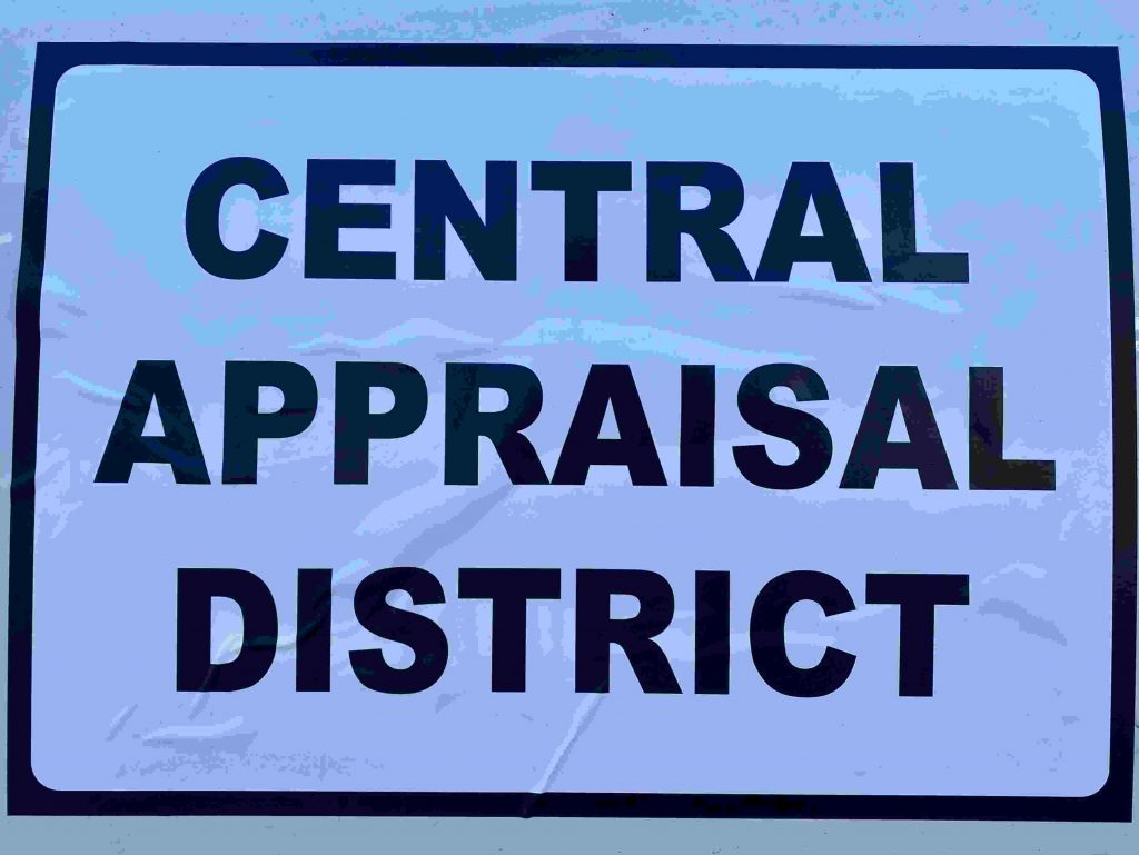Central Appraisal District Sign